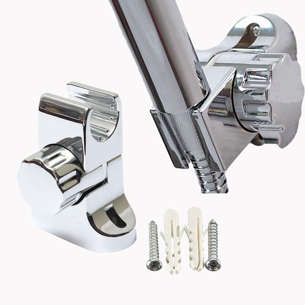 Populer Shower Head Holder Adjustable Support Perangkat Keras Yang Dipasang Di Dinding Alas Sprayer