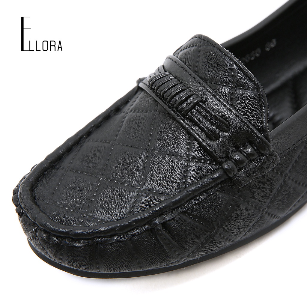 ELLORA EZ-2650 Sepatu Flat Wanita Loafers Kerja Import