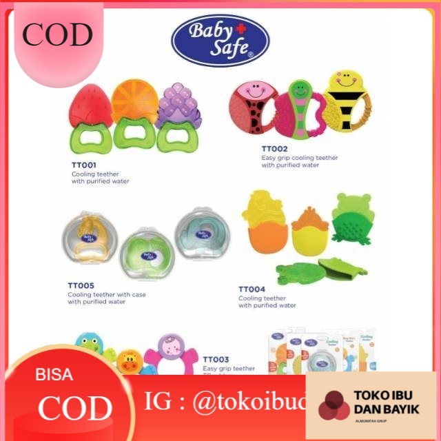 Baby Safe TT001 TT002 TT003 TT004 TT005  Teether Mainan Gigitan Bayi