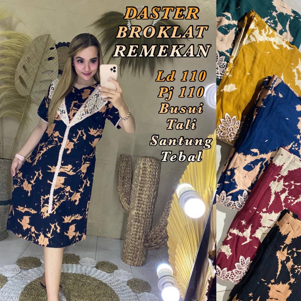 ( GROSIR ) DASTER ARAB BRUKAT REMEKAN IMPORT / DASTER BUSUI / DASTER RENDA MURAH / DASTER DAILY