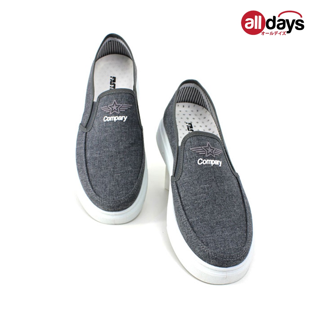 Faster Sepatu Sneakers Slip On Pria / Sepatu Kanvas Import Pria 1013 Size 39-43