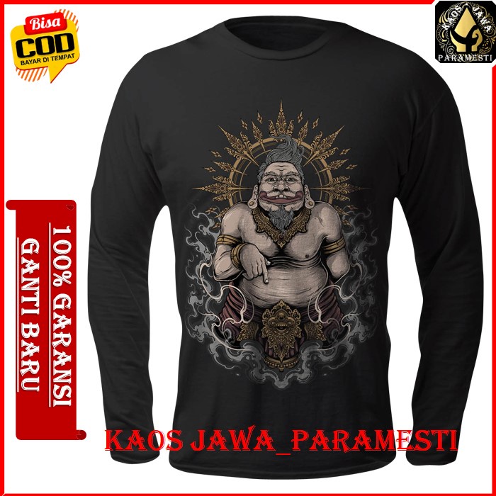BAJU KAOS WAYANG AKSARA JAWA PRIA KAOS DISTRO KEREN BRANDED PAKAIN KEJAWEN PRIA WANITA KEKINIAN MOTI