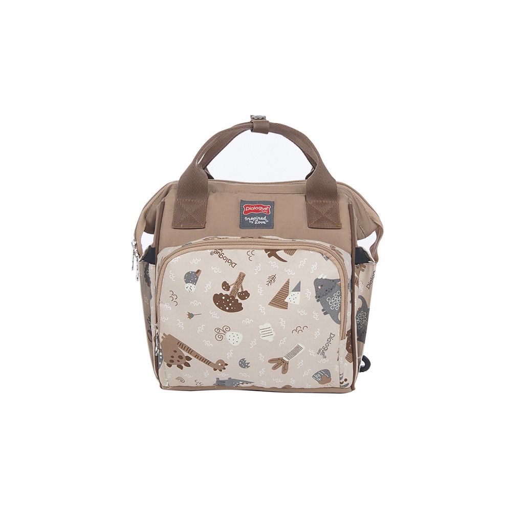 Dialogue Baby Tas Bayi Kecil 3in1 Dino Fun Series DGT7253 - Baby Diaper Bag /Tas Perlengkapan bayi