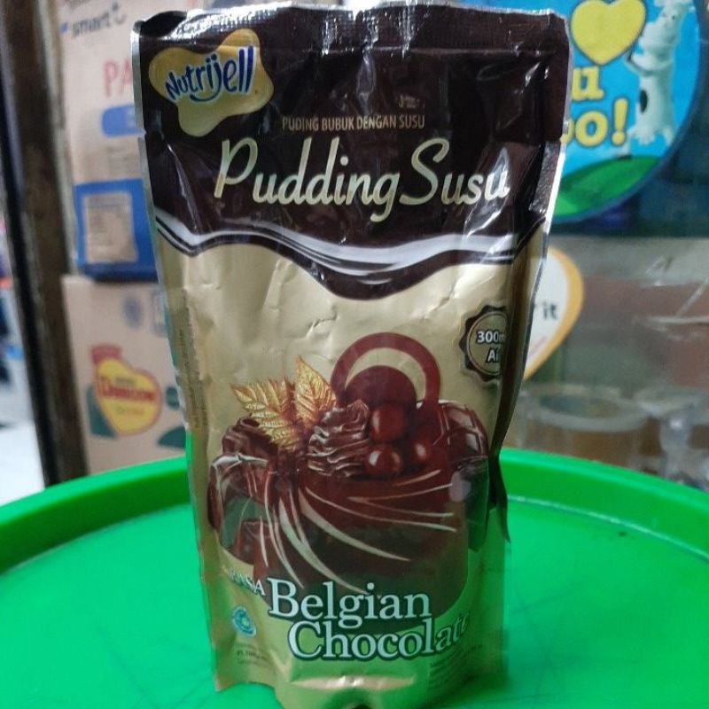 

Pudding Susu Nutrijell - Belgian Coklat