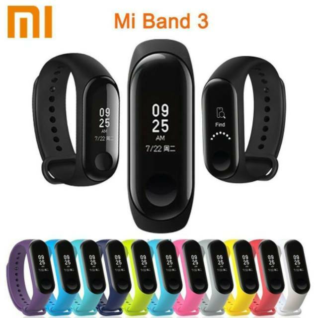 TALI MI BAND 3 XIAOMI MIBAND STRAP GELANG KARET SILICONE