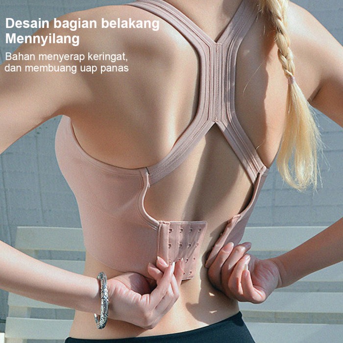 Sport Bra Bh Wanita Olahraga Senam Gym Fitnes Alsize fit to XL