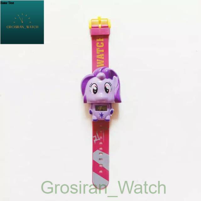 Jam Tangan Fashion Anak-Anak Karakter Cewe Model Pencet [G_W]