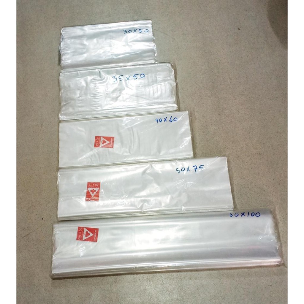 Plastik bening putih PP Laundry Laundri Kiloan