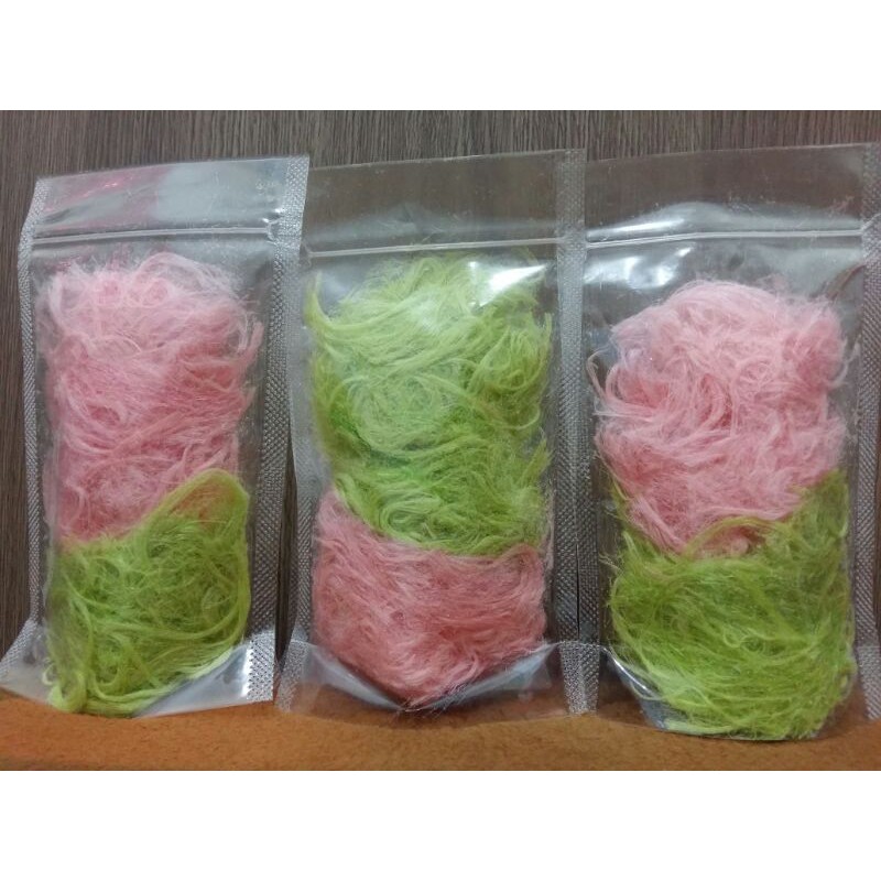 

Arumanis rambut nenek Mix 2 rasa/ arum manis kemasan pouch 50 gr/aromanis/ gulali tepung/arum manis/arbanat/permen jadul/arbie