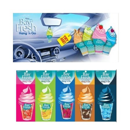 Bay Fresh Hang N Go Bayfresh | POCKET BATHROOM | FOGO | Pengharum Lemari Kamar Mandi Ruangan Mobil Air Freshener