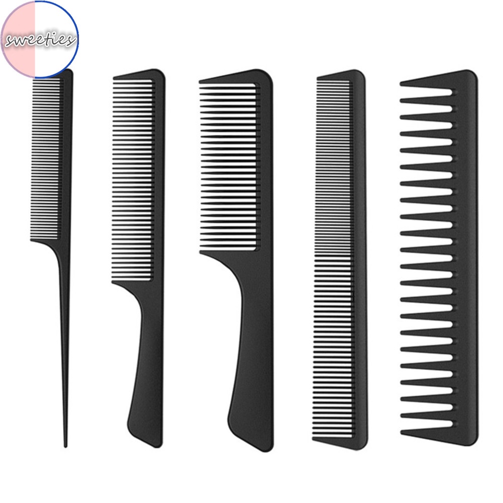 1 Pc Sisir Rambut Warna Hitam Untuk Wanita