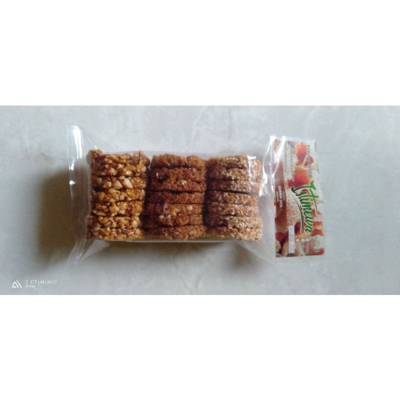 

enting enting 3 rasa kacang,jahe dan wijen