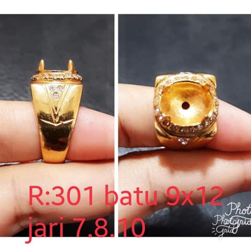 Ikat ring emban perunggu model eropa