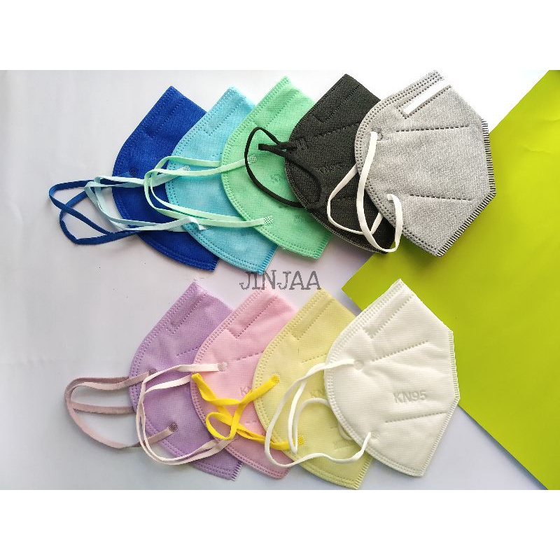 -JINJAA- MASKER KN95 WARNA WARNI ECER