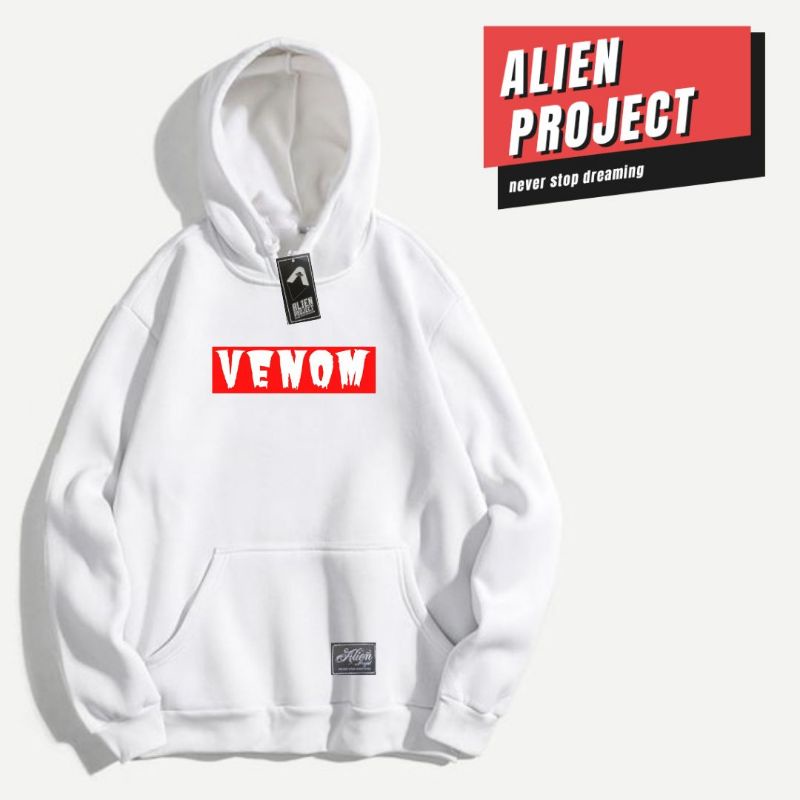 Alien Project venom hoodie pria hoodie cowok