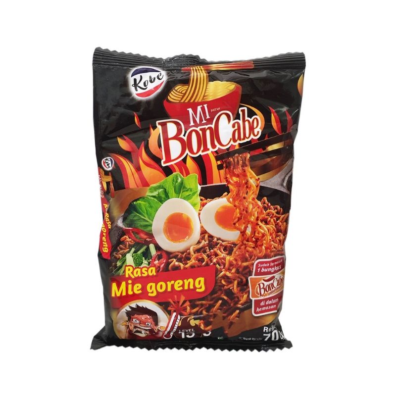 Mie bon cabe level 15 kemasan 70 gram