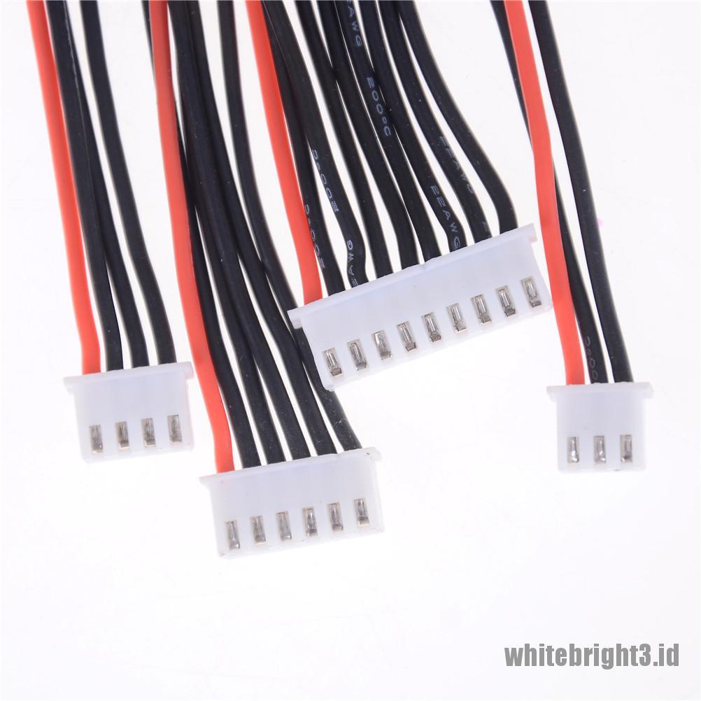 (white3) Kabel Charger Balance 2 / 3 / 4 / 5 / 6 / 7 / 8 / 9 / 10S 1P 22 AWG Bahan Silikon JST XH