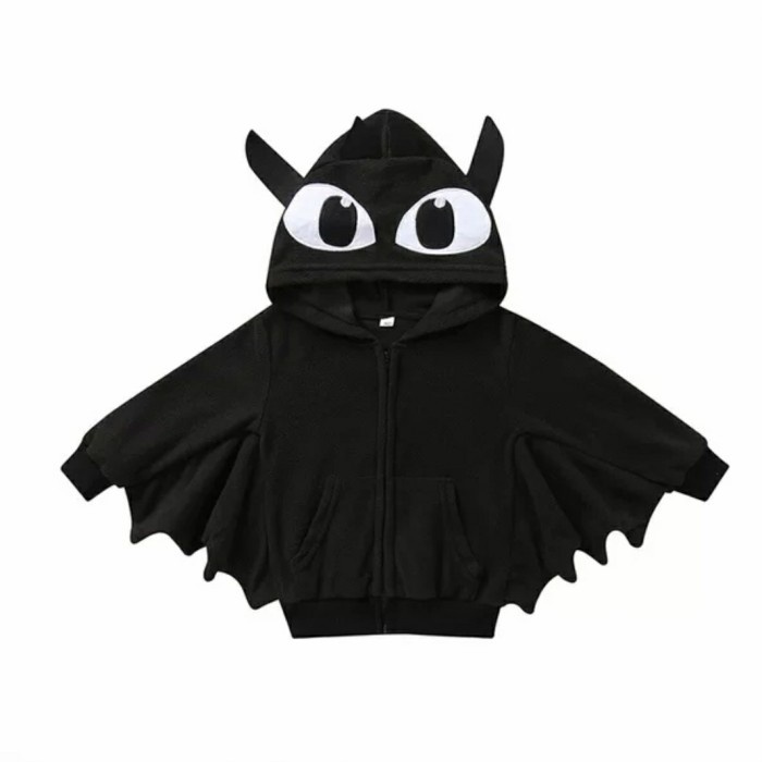JUAL TOOTHLESS DRAGON KIDS JACKET HALLOWEEN COSTUME BAT TRAIN YOUR DRAGON ,S?