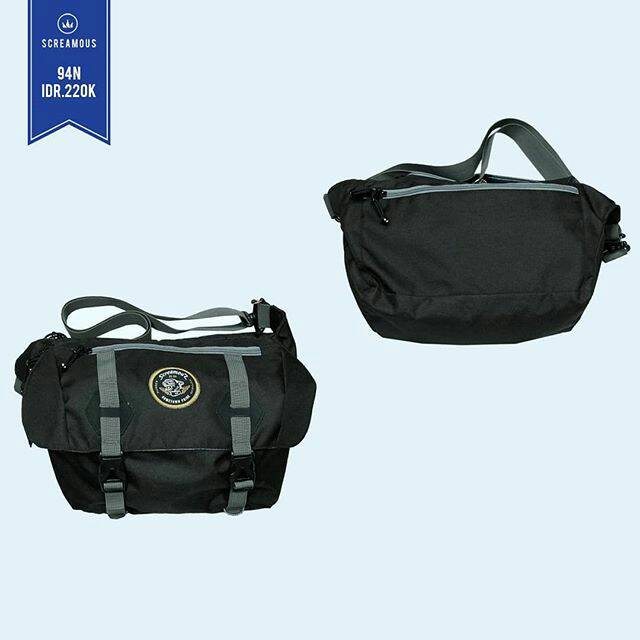 Tas SCREAMOUS "ROQUE 01" Black Original