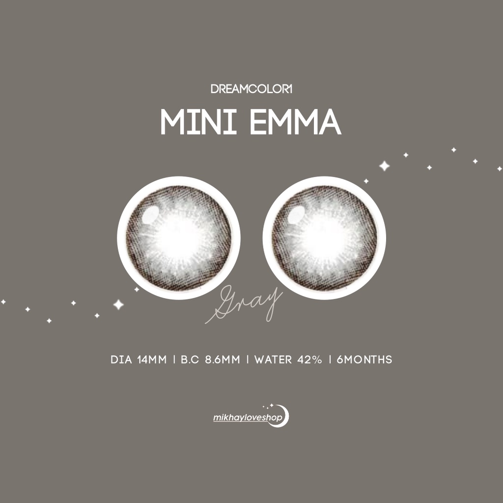 Softlens Mini Emma Gray (Grey) | Dreamcolor1 [Mikhayloveshop]