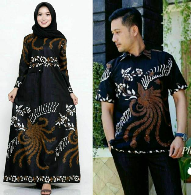 DISTRO Batik HRB026 FASHION Kemeja formal  Pekalongan Padi M L Xl xxl Sogan Tulis Halus Kemeja Batik