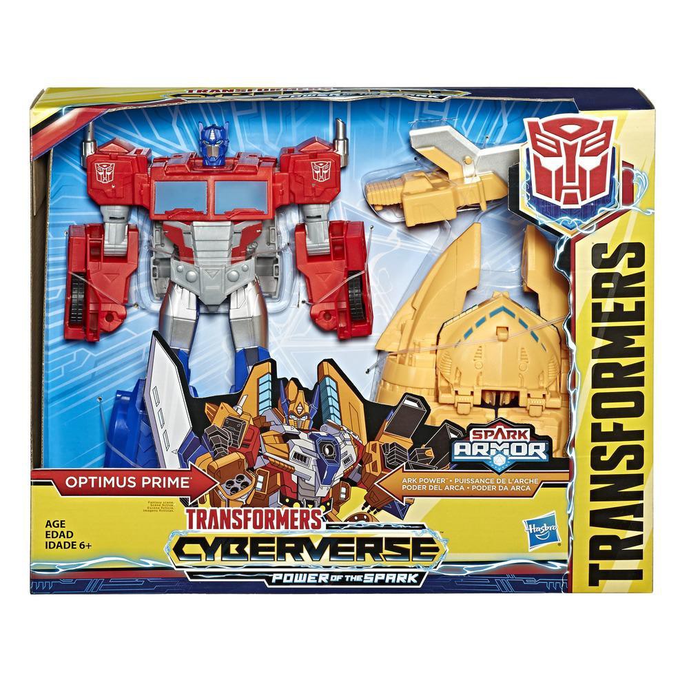 TRANSFORMERS Cyberverse Spark Armor Ark Power Optimus Prime Figure