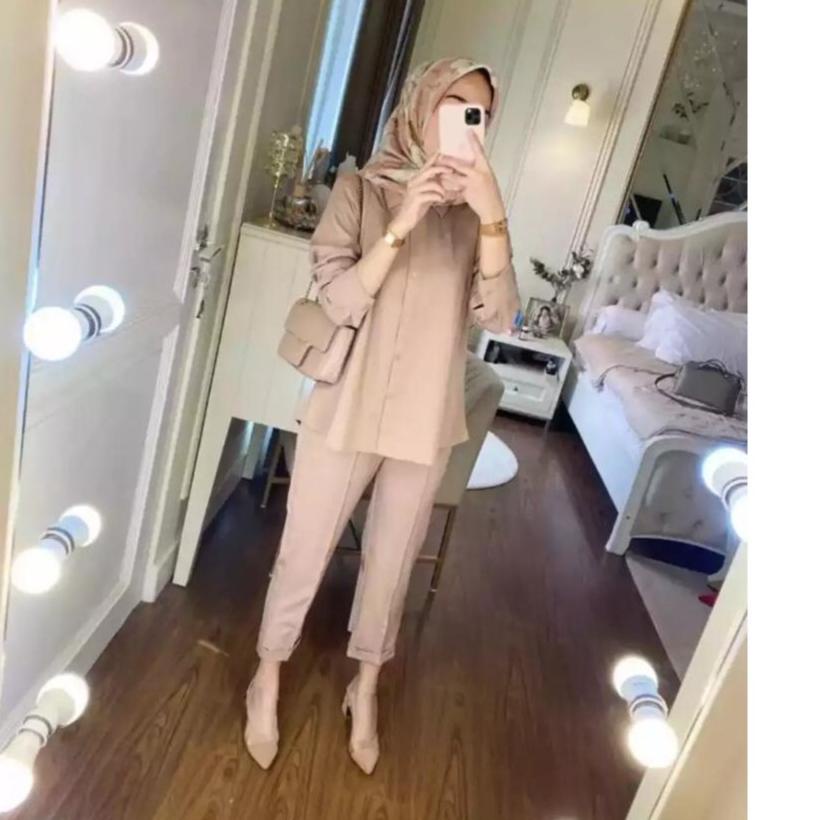 ✅Promo ⚡pesial❤ one set polos | Setelan wanita terbaru | One set rayon terbaru | setelan rayon | set