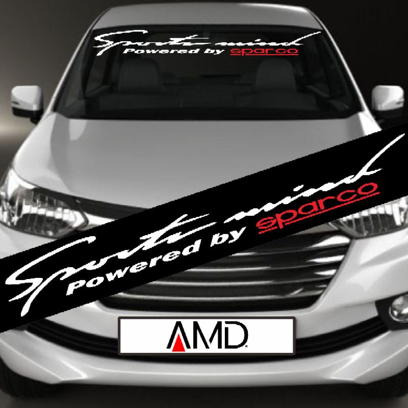 Stiker kaca depan Stiker Sticker Kaca sticker mobil stiker belakang mobil Sport mind