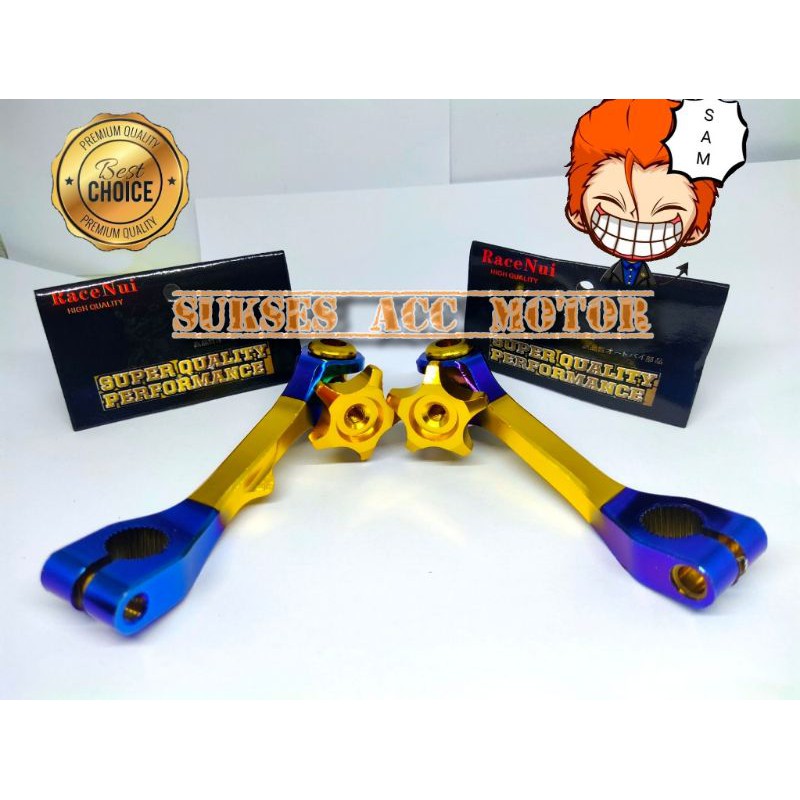 Paha Rem Twotone/paha rem variasi cnc Universal Matic Bebek Honda Yamaha Mio Beat Vario Rx King Jupi