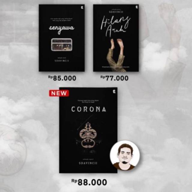 

JPRDBOOKSTORE Paket Lengkap Buku Sdavincii Hilang arah/Corona/Senyawa [Original]