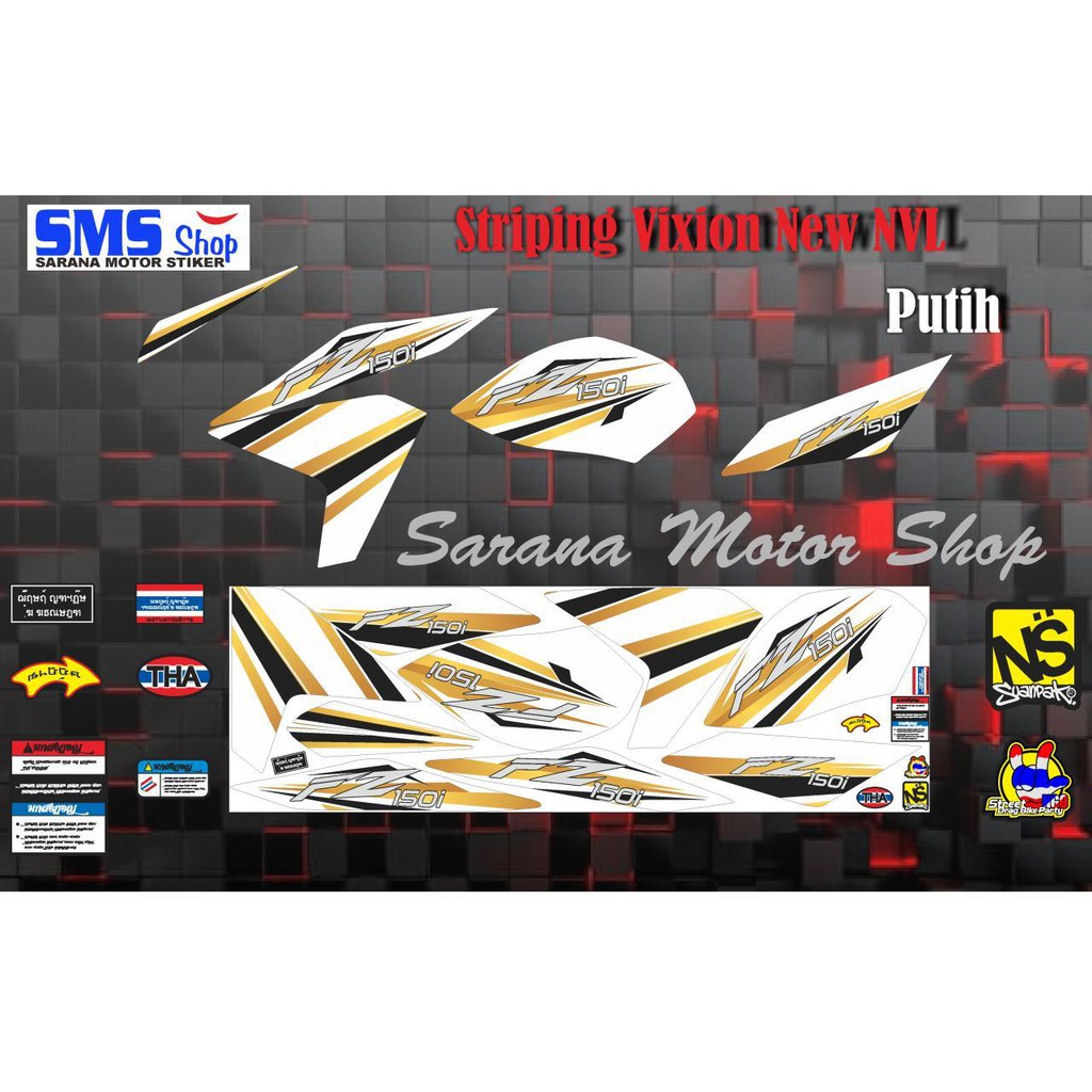 STIKER VIXION NEW VARIASI