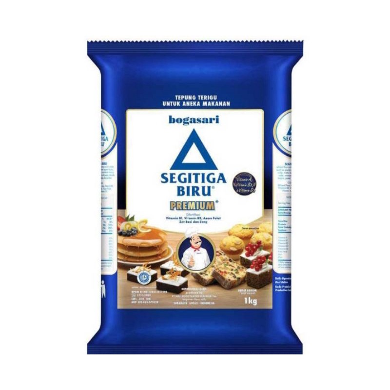 

SEGITIGA BIRU Premium Tepung Terigu 1KG