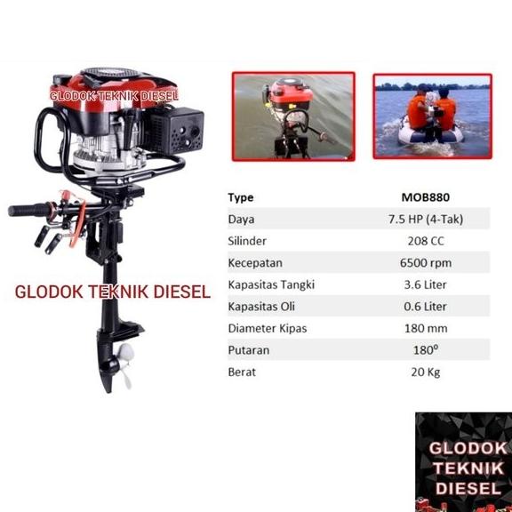 Promo Mesin Tempel 7.5 Hp Matsumoto Atau Mesin Perahu Atau Outboard