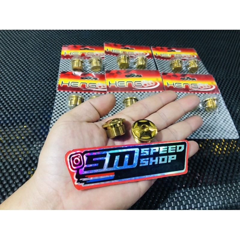 Tutup AS shock depan sonic Probolt model gepeng kunci L Original HENG Thailand sepasang