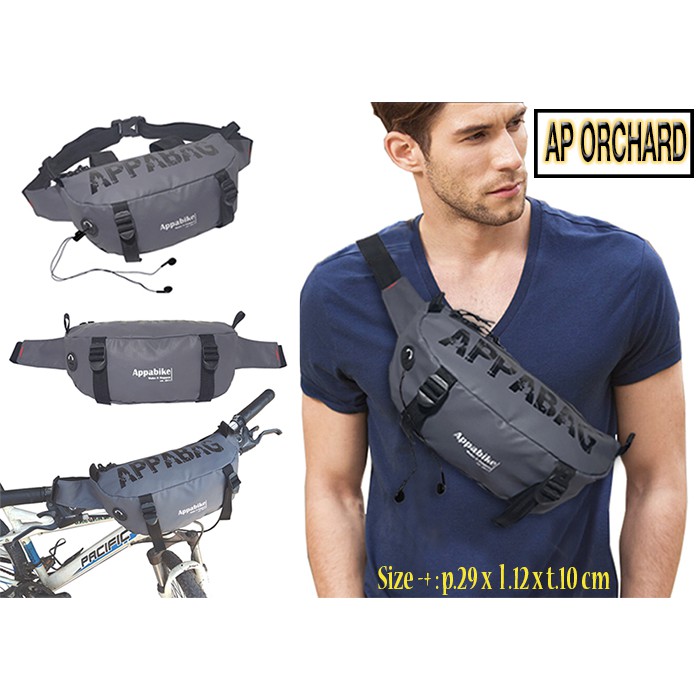 Tas Sepeda ORCHARD Waistbag // slingbag Multifungsi Tas olah raga outdoor Hikking Motor cross