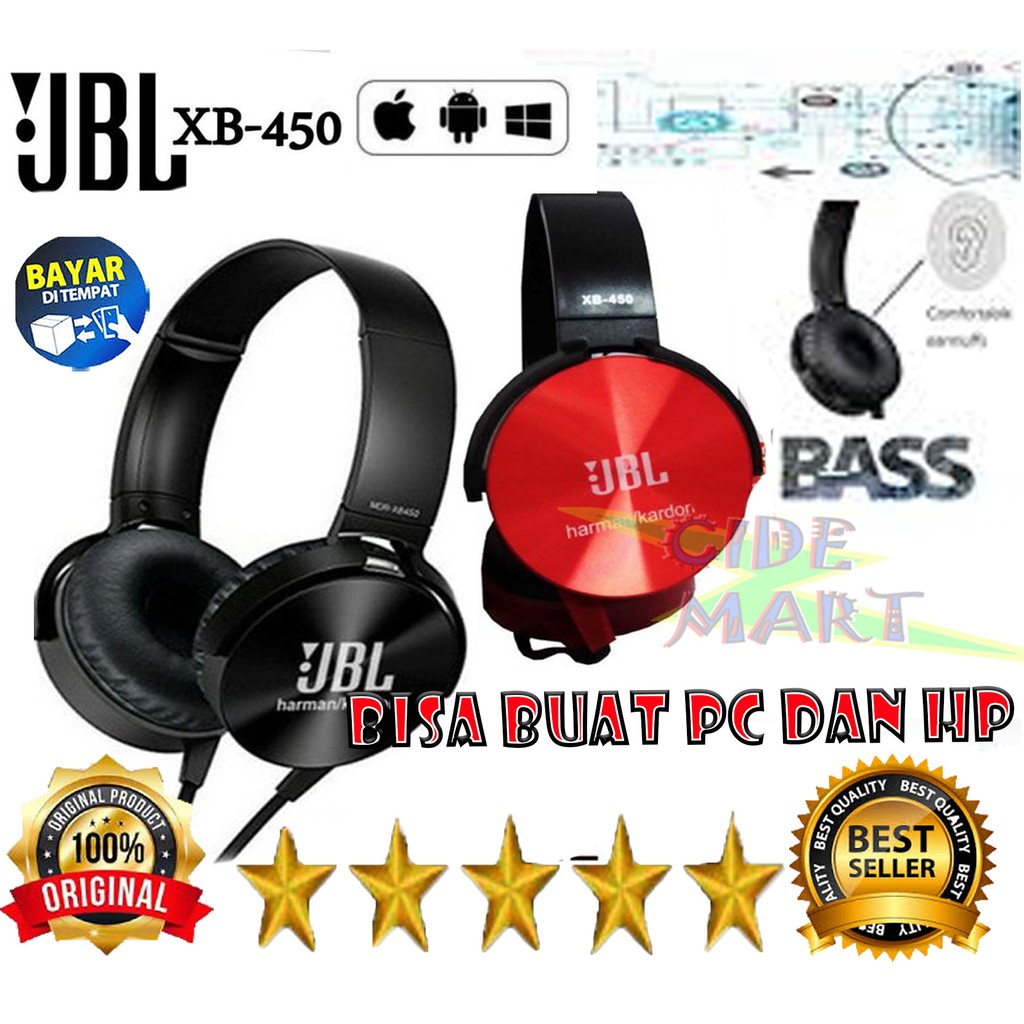 [BISA COD] HEADPHONE BANDO UNIVERSAL SUPER BASS / HEADSET HP / EARPHONE UNIVERSAL