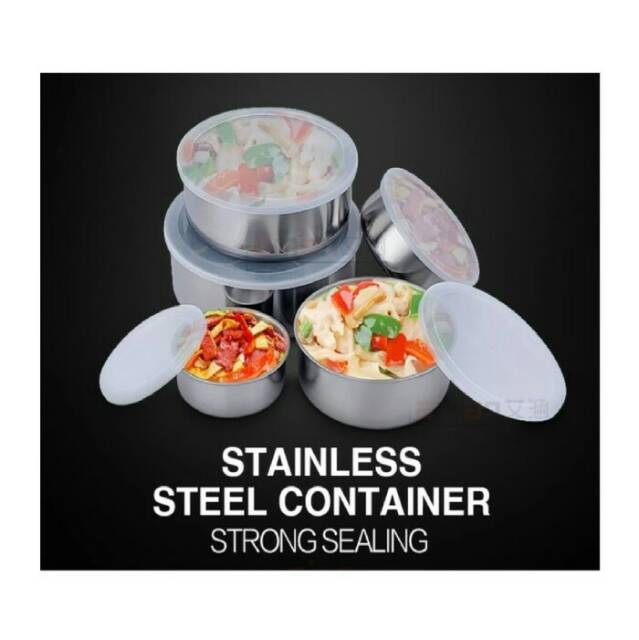 Rantang Stainless steel susun 5 protect fresh box