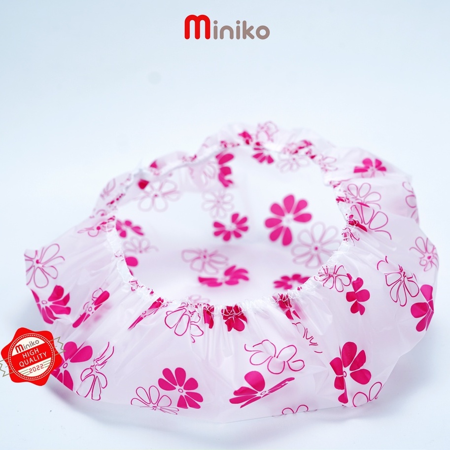 SHOWER CAP/PENUTUP KEPALA / PENUTUP MANDI ATAU PELINDUNG RAMBUT LUCU - Warna dan Motif Random