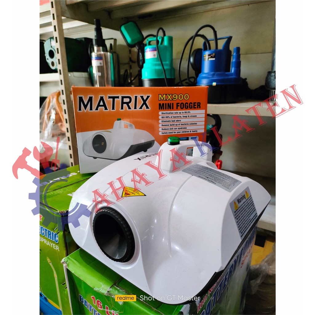 MINI FOGGER MATRIX MX 900 FOGGING ALAT DISINFEKTAN UAP STERIL RUANG PEMBASMI VIRUS PENJERNIH UDARA