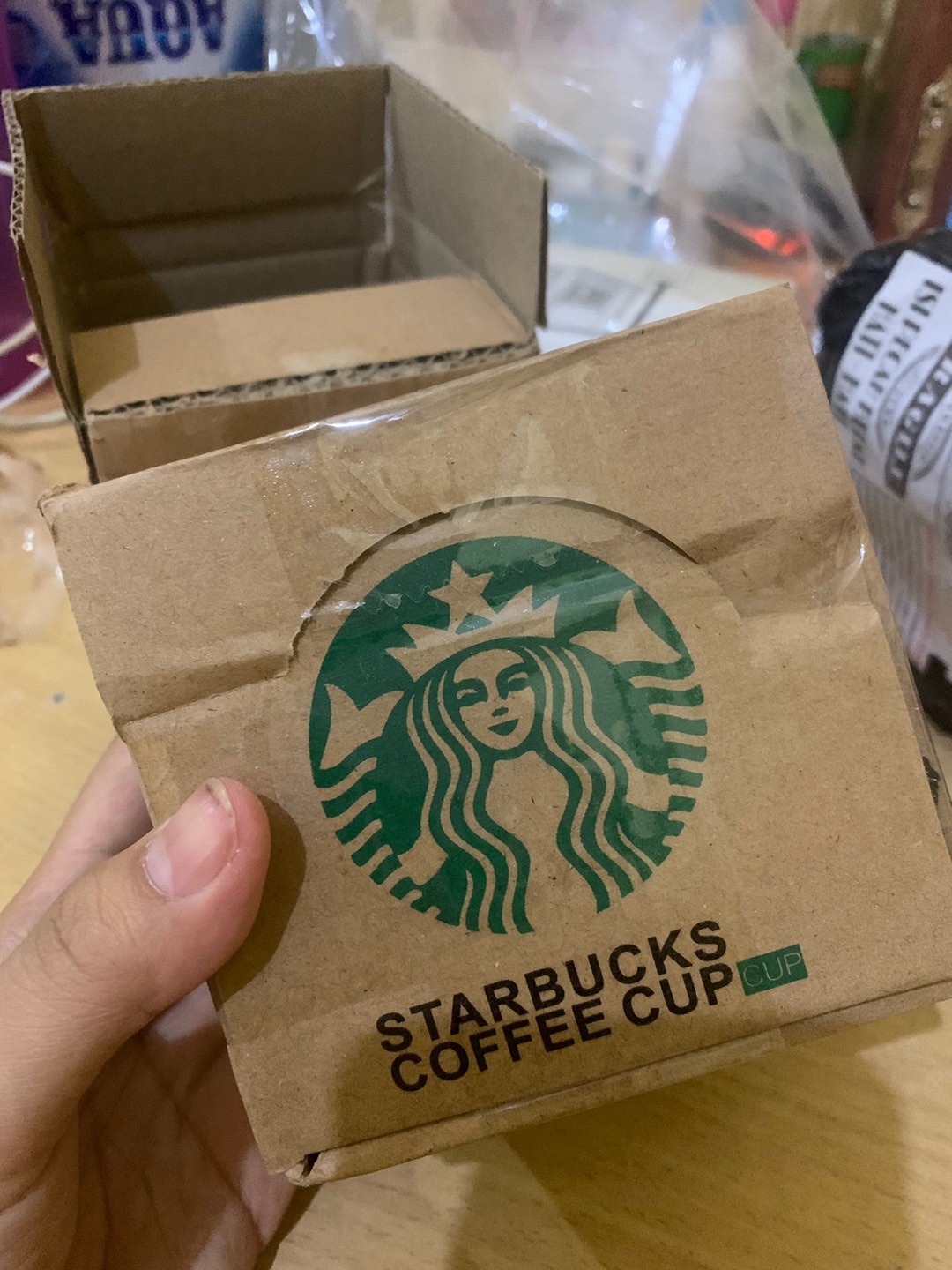 Cangkir Keramik Starbucks Gift Set Ceramic Mug Starbucks Dengan Sendok ( Harga Adalah Per Buah )