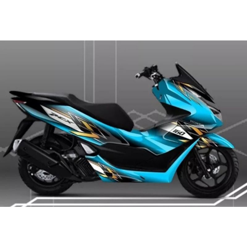 Stiker Decal Full Body Motor Honda Pcx 160 Tosca