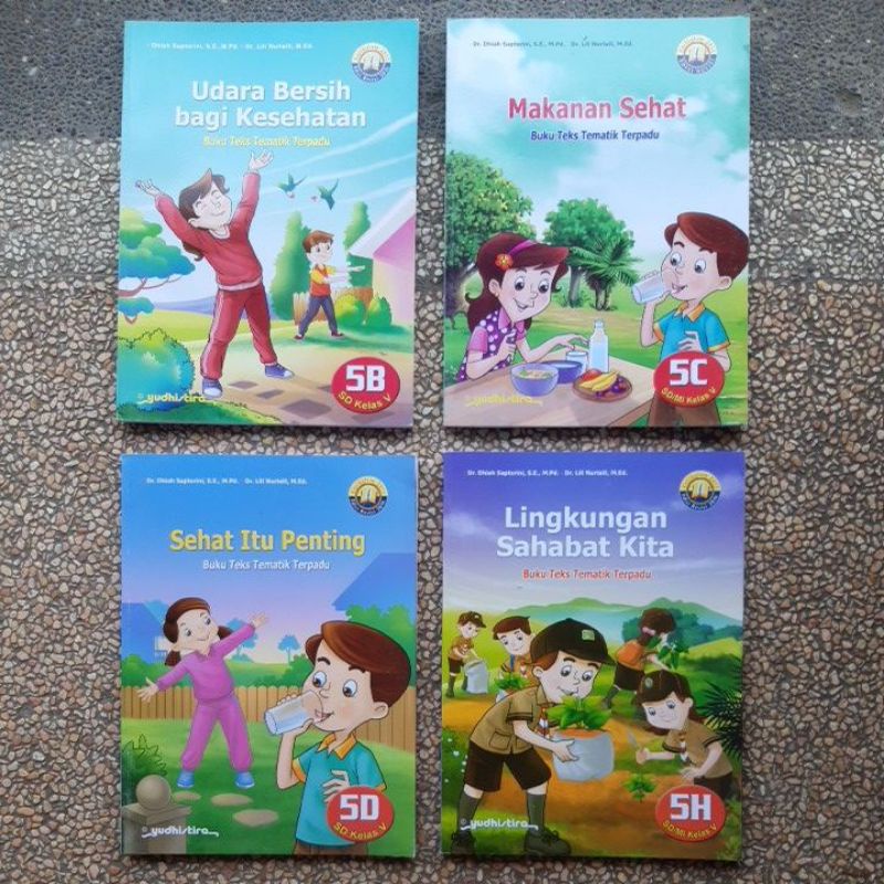 [ ORi ] buku Tematik Sd Kelas 5.5b.5c.5d.5h Revisi kurikulum 13.Yudhistira. Baru