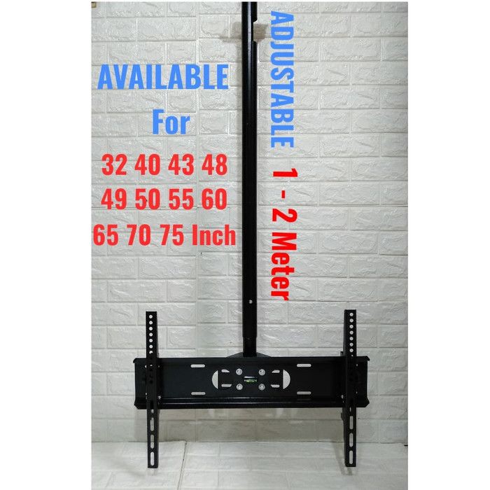 BRACKET TV PLAFON 75 70 65 60 58 55 Inch WATER PASS 2 METER