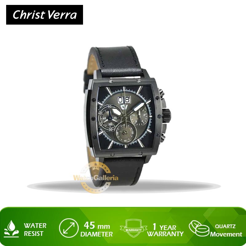 Jam Tangan Christ Verra CV C70116G-26 BLK Original Murah