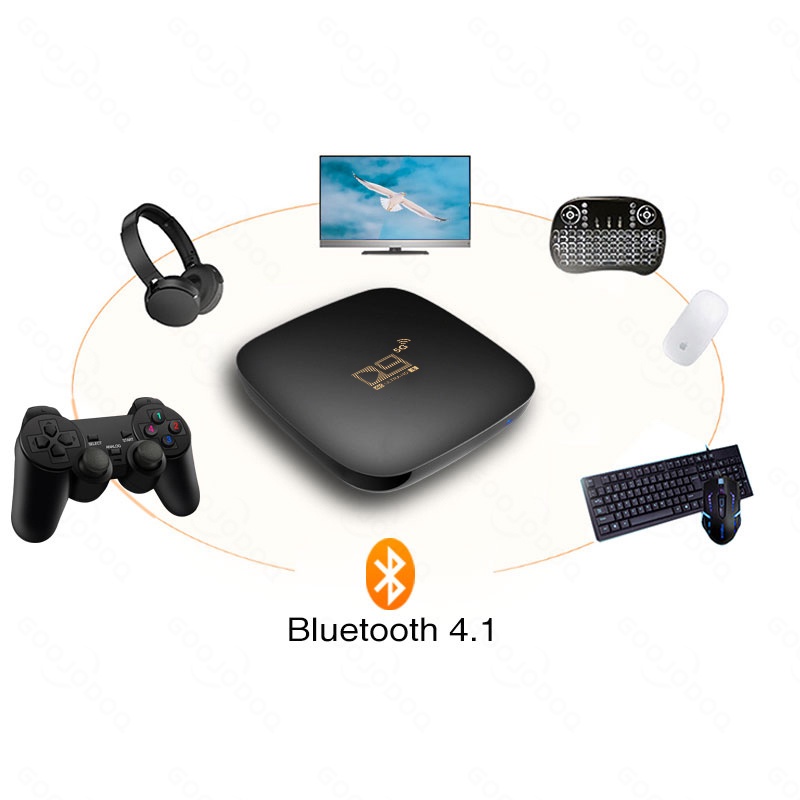 Bluetooth Smart TV Box Sets 2+16G 4+64G Android TV BOX 10 4K HDR 2.4G&amp;5.8G Wifi TV Receiver