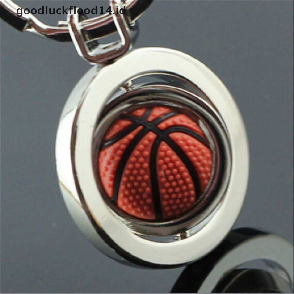 [OOID] 3D Sports Rotating football soccer Keychain Keyring Key Chain Ring Key Fob ball ID