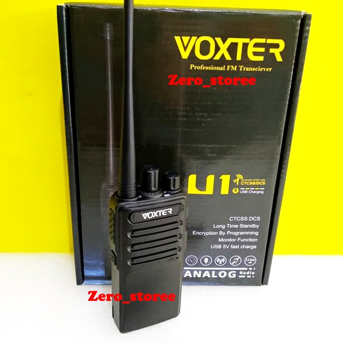 HT Voxter U1 HT UHF walkie talkie HT Cina 2W BONUS HEADSET HT Murah Handy talky handie talkie