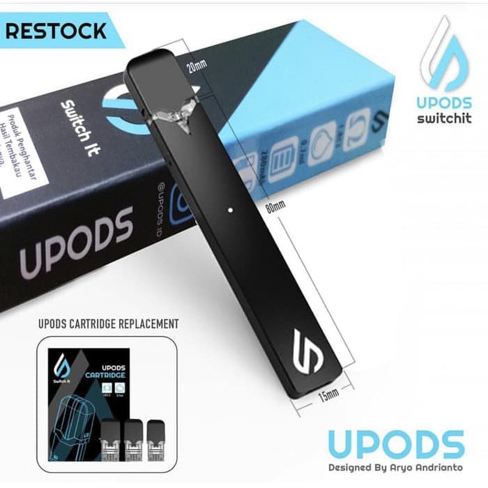 Upods Switch It - 100% Authentic by Upods Indonesia Vape Pod Salt nic