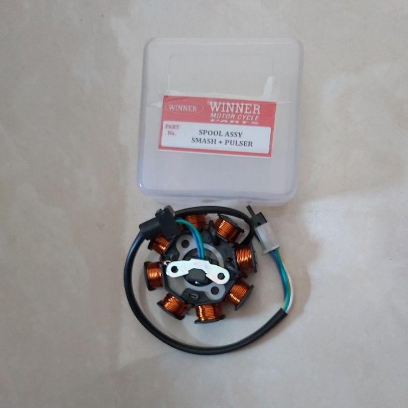 SPUL ASSY + PULSER UNTUK MOTOR SMASH