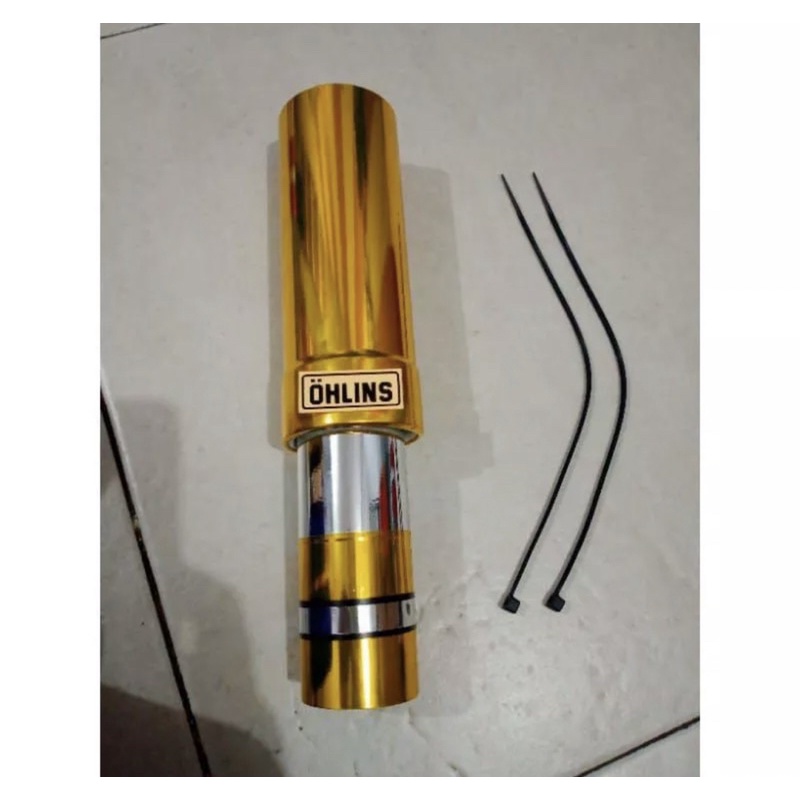 COVER SHOK SHOCK + JALU AS RODA DEPAN MATIC YAMAHA MIO FINO XEON SOUL HONDA BEAT VARIO SCOOPY GENIO - GOLD